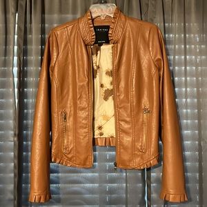 Faux leather jacket